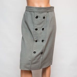 Angel Schlesser Lined Grey Skirt